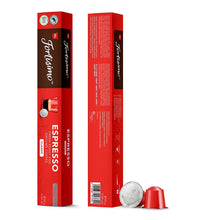 Load image into Gallery viewer, 10 Aluminium Espresso compatible Nespresso coffee capsules