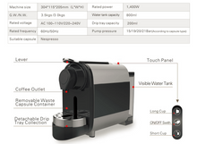 Load image into Gallery viewer, Compatible Nespresso coffee machine
